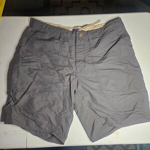 Patagonia Guidewater II Shorts Mens 35 Gray Nylon Hiking Fishing STY86586 SP17